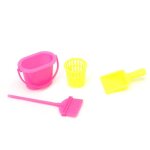 Lot de 4 pices de nettoyants pour meubles de maison, maison de poupe, cadeau