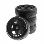 Lot de 4 pneus de buggy rsistants 1 / 8 et 1 / 7 pour rc, blancs