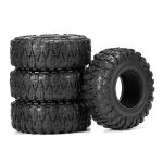 Lot de 4 pneus en caoutchouc de 2, 2 pouces pour roues de 2, 2 pouces pour chenilles t�l�command�es 1 ...