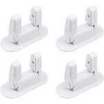 Lot de 4 serrures et poignes de porte de scurit pour enfants, verrou a levier, bloc de scurit pour ...