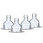 Lot de 4 tétines plates dodie sensation - débit 1 Lot de 4 tétines plates dodie sensation - débit 1