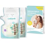 Lot de 45 sacs de stockage de lait maternel de 180 ml, passent au conglateur avec double joint, sacs ...