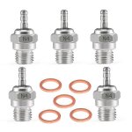Lot de 5 bougies d'allumage n4 pour moteur nitro os pour voiture telecommandee hsp hpi redcat 1 / 8 1 ... Lot de 5 bougies d'allumage n4 pour moteur nitro os pour voiture telecommandee hsp hpi redcat 1 / 8 1 ...