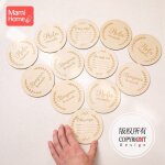 Lot de 5 cartes comm�moratives pour nouveau - n�, accessoires de photographie, anneau de dentition pour ...