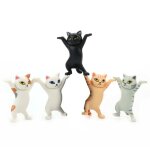 Lot de 5 figurines d'action de chat, nouvelle collection de bureau, boîte aveugle, portant un cercueil, ... Lot de 5 figurines d'action de chat, nouvelle collection de bureau, boîte aveugle, portant un cercueil, ...