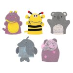 Lot de 5 gants de bain pour bébé a motifs animaux ¿ gants de toilette doux et résistants pour enfants ... Lot de 5 gants de bain pour bébé a motifs animaux ¿ gants de toilette doux et résistants pour enfants ...