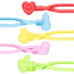 Lot de 5 jouets d'extérieur pour la neige, pince à boules de neige pour enfants, outil de construction ... Lot de 5 jouets d'extérieur pour la neige, pince à boules de neige pour enfants, outil de construction ...