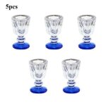 Lot de 5 verres à eau miniatures pour maison de poupée 1:12 Lot de 5 verres à eau miniatures pour maison de poupée 1:12