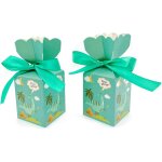 Lot de 50 botes a drages bleues en papier a motif dinosaure pour fte d'anniversaire d'enfants , botes ...