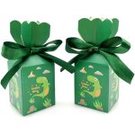 Lot de 50 botes a drages vertes en papier a motif dinosaure pour fte d'anniversaire d'enfants, botes ...