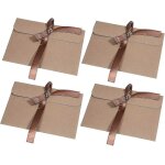 Lot de 50 enveloppes kraft de qualité supérieure, style rétro avec rubans pour invitations, lettres et ... Lot de 50 enveloppes kraft de qualité supérieure, style rétro avec rubans pour invitations, lettres et ...