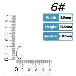 Lot de 50 hameçons en acier a haute teneur en carbone pour la pêche au bar, crochets a manivelle, appât ... Lot de 50 hameçons en acier a haute teneur en carbone pour la pêche au bar, crochets a manivelle, appât ...