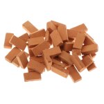 Lot de 50 mini briques a l'echelle 1 / 16, armure de table de sable, accessoires de décoration Lot de 50 mini briques a l'echelle 1 / 16, armure de table de sable, accessoires de décoration