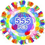 Lot de 555 ballons d'eau auto - scellants a remplissage rapide en 60s, syst�me auto - n?ud, latex r�sistant, ...