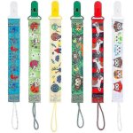 Lot de 6 attache - ttines double face unisexes, prnom de bb multicolore a faire soi - mme