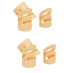 Lot de 6 bagues de guitare fabriques aux etats - alask diy finger cap nail plectrums index finger plectrums ...