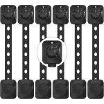 Lot de 6 b�b� de s�curit� verrouillage(am�lior�), loquets bloque - placards pour enfants / b�b�, pour ...