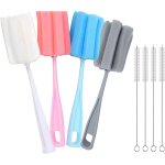 Lot de 6 brosses de nettoyage a long manche pour biberon, verrerie, tasses, cuisine