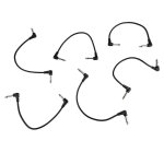Lot de 6 câbles de pédale de guitare, cordons de raccordement pour instruments de musique, fil d'effet ... Lot de 6 câbles de pédale de guitare, cordons de raccordement pour instruments de musique, fil d'effet ...