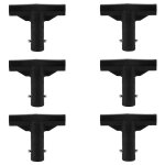 Lot de 6 cache - poteaux pour trampoline, connecteurs de tubes et accessoires pour connecteurs de poteaux ... Lot de 6 cache - poteaux pour trampoline, connecteurs de tubes et accessoires pour connecteurs de poteaux ...