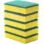 Lot de 6 ponges - grand pack conomique - eponges  vaisselle double face pour la cuisine - ct ponge ...