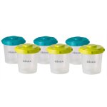 Lot de 6 portions clip 2me age 200ml de beaba