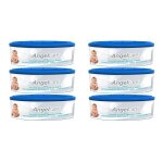 Lot de 6 recharges pour poubelle angelcare
