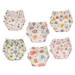 Lot de 6 sous - vetements d'apprentissage de la proprete en coton pour tout - petits, reutilisables, ...