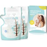 Lot de 60 sacs de rangement pour lait maternel - 226, 8 g (60 unit�s), sacs de stockage de lait maternel ...