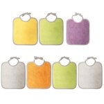 Lot de 7 bavoirs naissance uni - babycalin Lot de 7 bavoirs naissance uni - babycalin