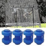Lot de 8 capuchons de protection pour trampoline, crochet pour filet, accessoires pour trampoline d'extérieur ... Lot de 8 capuchons de protection pour trampoline, crochet pour filet, accessoires pour trampoline d'extérieur ...