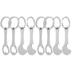 Lot de 8 jetons pour chariot de supermarch ¿ accessoires porte - cls en mtal durable pour dverrouiller ...