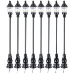Lot de 8 mini lampadaires pour diorama, dcoration de jardin, accessoires de maison miniature a faire ...