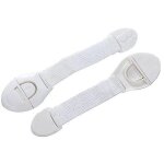 Lot de 8 verrous de scurit pour bb ¿ sangle de scurit autocollante pour portes, armoires et appareils ...
