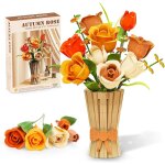 Lot de 868 pi�ces de bouquet de roses avec vase, convient aux bouquets, collection botanique pour la ...