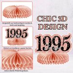 Lot de 9 dcorations pour femme - en forme de nid d'abeille - en or rose - dcoration de table d'anniversaire ...