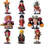 Lot de 9 one piece figurine jouet de voiture d�coration dessin anim� bureau de l'animation