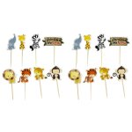 Lot de 96 décorations de gâteaux ecologiques sur le thème des animaux pour fêtes d'enfants, anniversaires ... Lot de 96 décorations de gâteaux ecologiques sur le thème des animaux pour fêtes d'enfants, anniversaires ...