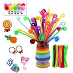 Lot de tiges rotatives pour enfants, 120 pices / lot, dcorations artisanales faites a la main, jouets ...