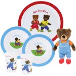 Lot vaisselle - fun house - petit ours brun - assiette plate ø 22 cm, 2 assiettes creuses ø 16 cm, 2 ... Lot vaisselle - fun house - petit ours brun - assiette plate ø 22 cm, 2 assiettes creuses ø 16 cm, 2 ...