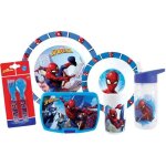 Lot vaisselle - fun house - spiderman - verre, assiette Ø22 cm et Ø16 cm, couverts, gourde et boite ... Lot vaisselle - fun house - spiderman - verre, assiette Ø22 cm et Ø16 cm, couverts, gourde et boite ...