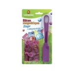 Lotoquine - ramasse + 100 pions magn�tiques de loto violet