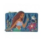 Loungefly - portefeuille disney - disney portefeuille little mermaid ariel live action