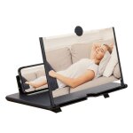 Loupe d'�cran hd pliante de 14 pouces, support de loupe de t�l�phone portable, support de t�l�phone, ...