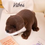Loutre a poil long bb loutre de mer peluche poupe poupe oreiller fille garon cadeau d'anniversaire ...