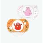 Luc & la 2 sucettes anatomiques tterelle extra - fine + 18 mois edition limite barbapapa