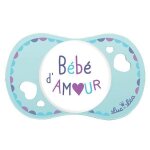 Luc et l�a sucette physiologique silicone 0 - 6m b�b� d'amour