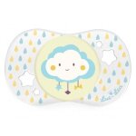 Luc et l�a sucette physiologique silicone 0 - 6m nuage