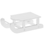 Luge miniature - 7, 5 x 4 x 2, 5 cm pour le monde des lutins - rico design bois