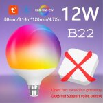 Lugh - 12w b22tuya ¿ ampoule led intelligente bluetooth, 220v, 10w12w, base e27b22, lumire rgb, application ...